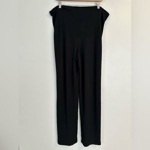 New York & Company Black Straight Leg Pant size Large (oversized)
